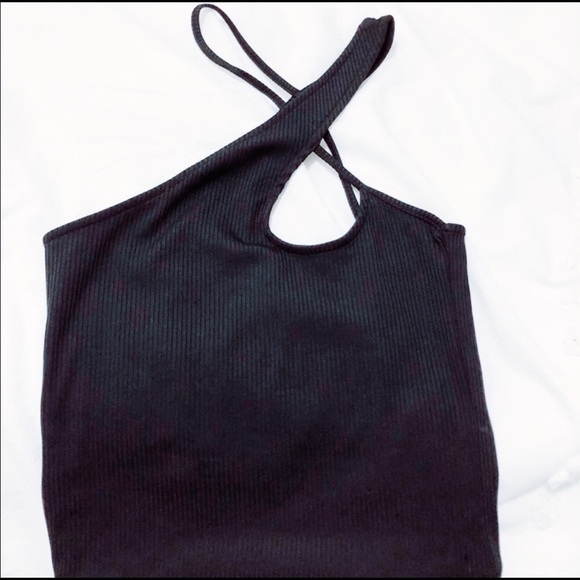 Zara Tops - Zara Criss Cross Ribbed Tank